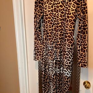 Fashion Nova Wild Print Midi Dress